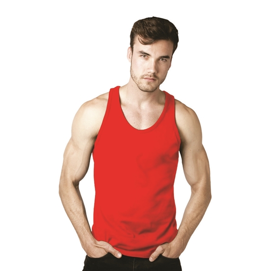 Imagen de M&O TANK TOP CABALLERO (COLOR 100% ALG, GRIS 90/10 ALG/POL) 4505