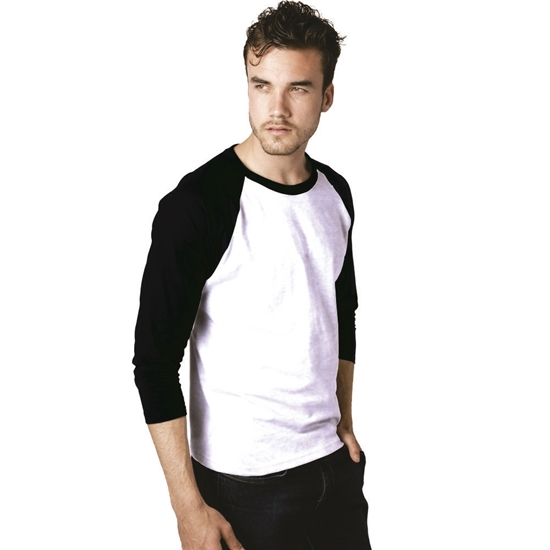Playera manga online tres cuartos