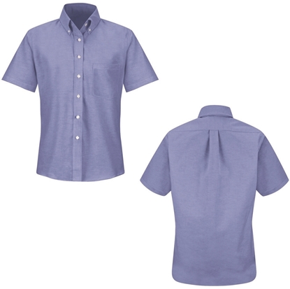 Imagen de CAMISA TIPO OXFORD 60P/40A MANGA CORTA DAMA SR61