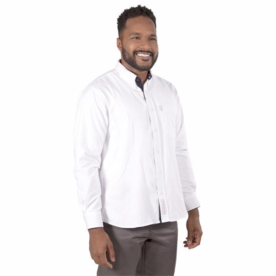 Imagen de MAGTEX CAMISA OXFORD CAB 55/45 POL/ALG M.LARGA C104OX