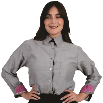 Imagen de MAGTEX CAMISA DAMA OXFORD CAB 55/45 POL/ALG M.LARGA D3OXFO
