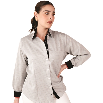 Imagen de MAGTEX CAMISA DUBAI 10 DAMA 55/45 POL/ALG M.LARGA D8DUB2