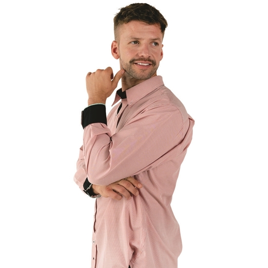 Imagen de MAGTEX CAMISA MALDIVAS MIL RAYAS CAB 60/40 POL/ALG M.LARGA C1RAYA