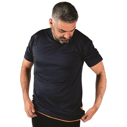 Imagen de MAGTEX PLAYERA C/R CAB 100% POL M. CORTA PC3GVI