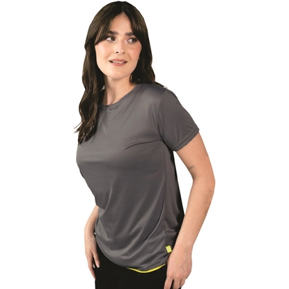 Imagen de MAGTEX PLAYERA C/R DAMA 100% POL M. CORTA PD3GVI