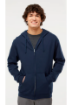 Imagen de M&O SUDADERA UNISEX FELPA CON CIERRE Y CAPUCHA 3331