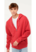 Imagen de M&O SUDADERA UNISEX FELPA CON CIERRE Y CAPUCHA 3331