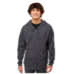 Imagen de M&O SUDADERA UNISEX FELPA CON CIERRE Y CAPUCHA 3331
