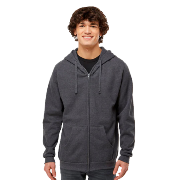 Imagen de M&O SUDADERA UNISEX FELPA CON CIERRE Y CAPUCHA 3331