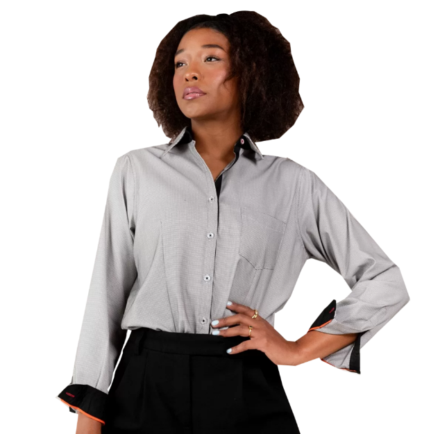 Imagen de MAGTEX CAMISA DUBAI 1 DAMA 55/45 POL/ALG M.LARGA D7DUB1