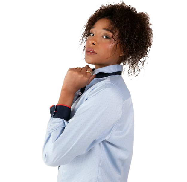 Imagen de MAGTEX CAMISA BALI 10 DAMA 55/45 POL/ALG M.LARGA D6BAL2