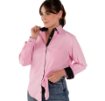 Imagen de MAGTEX CAMISA MICROCUADROS DAMA 60/40 POL/ALG M.LARGA D2CUAD