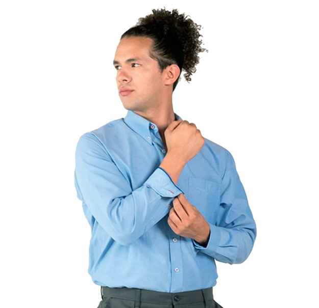 Imagen de MAGTEX CAMISA OXFORD CAB 55/45 POL/ALG M.LARGA C3OXFO
