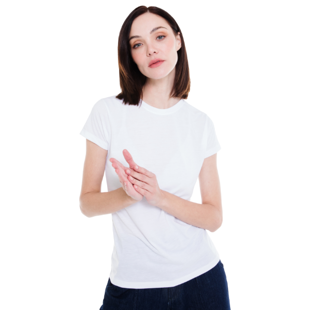 Imagen de PLAYERA CUELLO REDONDO DAMA 100% POLIESTER SUBLIMABLE 4000D