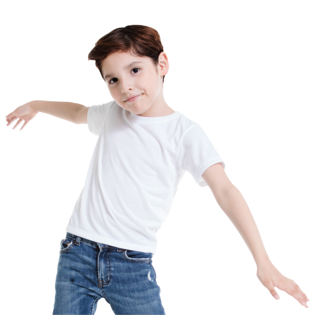 Imagen de PLAYERA CUELLO REDONDO NIÑO 100% POLIESTER SUBLIMABLE 4000N