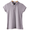Imagen de PLAYERYTEES POLO PEINADO 50/50 COLOR 90/10 GRIS ALG/POL DAMA 700D